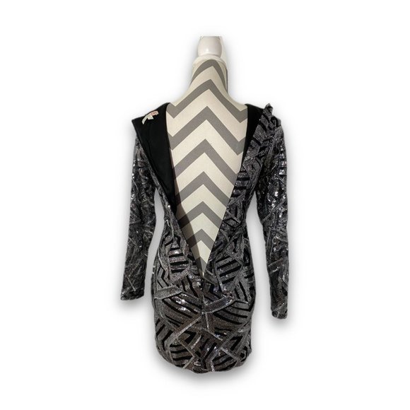 GB Long Sleeve wrap Dress Size XS - Picture 6 of 8